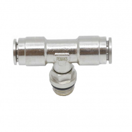 Тройник цанговый T-образный с резьбой PRBTO-1/8-4 Pemaks
