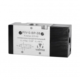 PIV-S-BP-12 Клапан пневмораспределительный 3/2-НЗ, G 1/2''