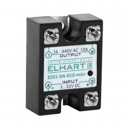 ESS1-DA-015-mini Однофазное твердотельное реле, управление 3-32VDC, выход ток до 15А